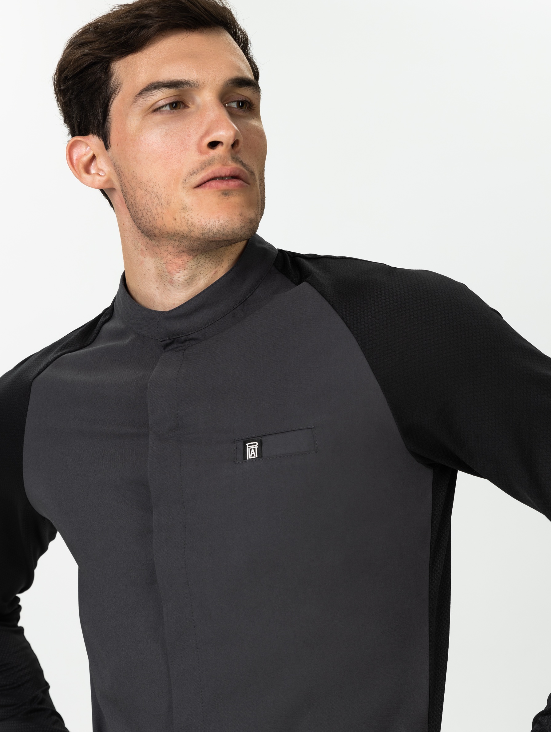 Поварской китель, SKIN, серый PLAT  Россия